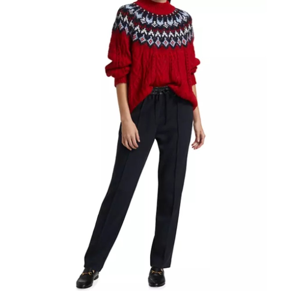 Rag & Bone Farris Wool Blend Tailored Lounge Pants | Navy Blue
